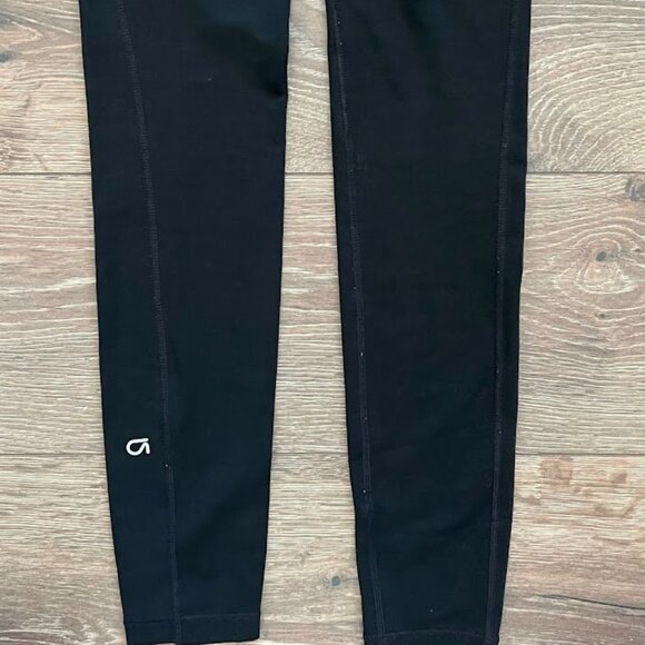 GapFit Black Full Length Athletic Pants Leggings Size XS - Picture 8 of 10